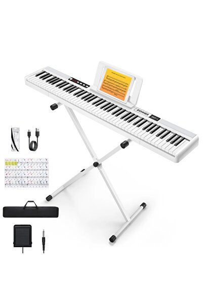 Donner DEP-1 Taşınabilir Dijital Piyano (Beyaz)