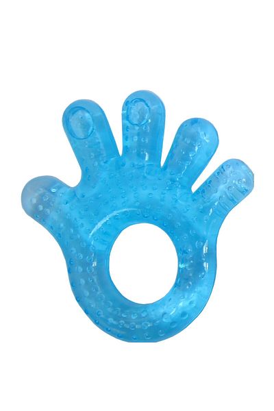 Primii Pasi Hand-Shaped Teething Ring, Blue