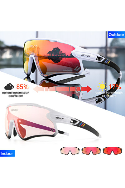 Choice12 Photochromic-1lens S1-PH-RE-1L-24 SCVCN Photochromic Sunglasses for ...