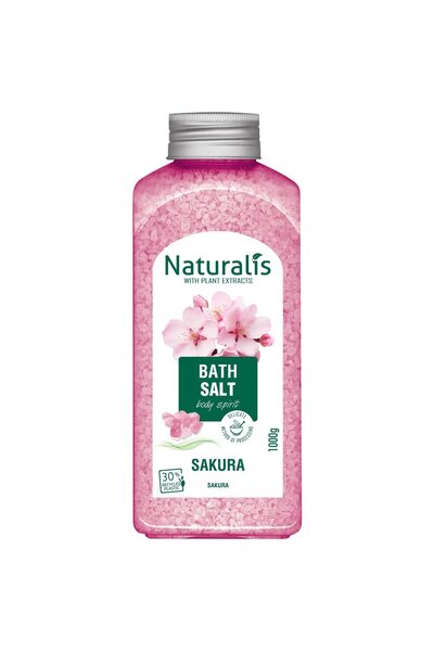 Naturalis Bath Salt with Cherry Blossom Extract, 1000g