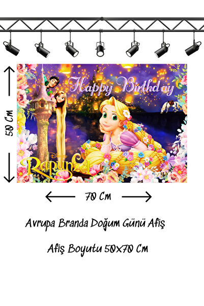 snowparty Banner za rođendan sa temom Rapunzel