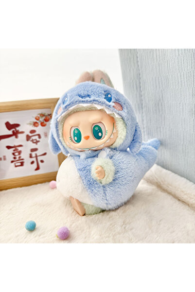 Choice ملابس دمية لابوبو من نو دولز، بدلة ديناصور على شكل بطريق وسمكة قرش ونحلة - بدلة حيوانات لطيفة بطول 17 سم