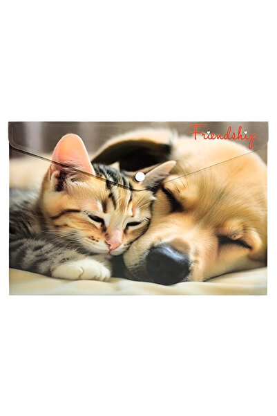 Panta Plast Mapă personalizată cu buton A4 PP Panta Plast