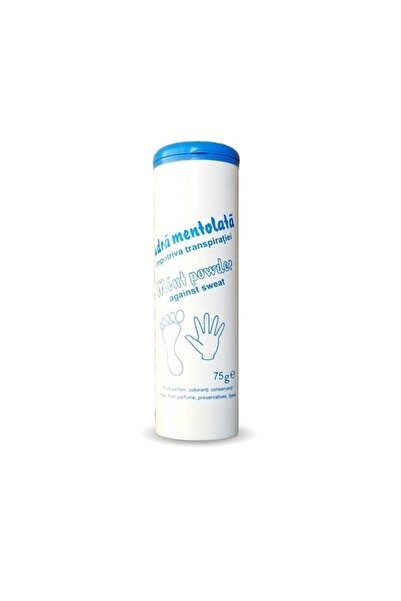 Mebra Mentholated Talcum Powder Against Perspiration, Mebra, 75 g