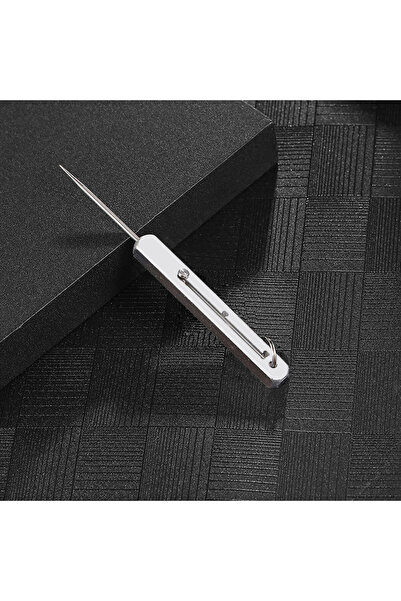 Choice أداة تلسكوبية مستطيلة فضية متكاملة لعصا الأسنان وأداة التقاط الأسنان، ...