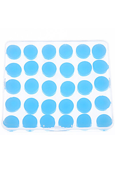 Choice سدادات أذن سيليكون زرقاء 30 قطعة قابلة لإعادة الاستخدام للنوم والسباحة...