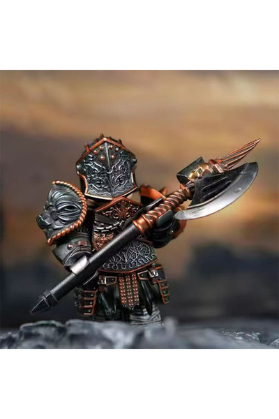 Choice3 مجسم فرسان المائدة المستديرة من العصور الوسطى، مصنوع من الطوب الأسود،...