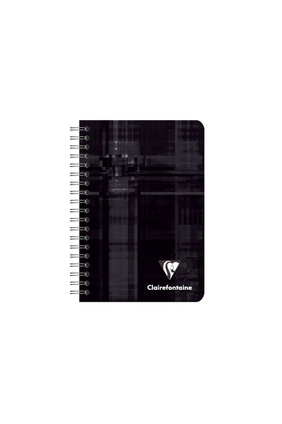 Clairefontaine Τετράδιο A7+ (9 x 14 εκ.) με σπιράλ δέσιμο, 90 φύλλα,