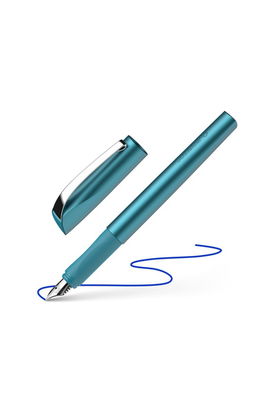 SCHNEIDER Stilou Ceod Shiny 2024, Penita din Otel, Varf de Iridiu M, copii varsta 12-18 ani