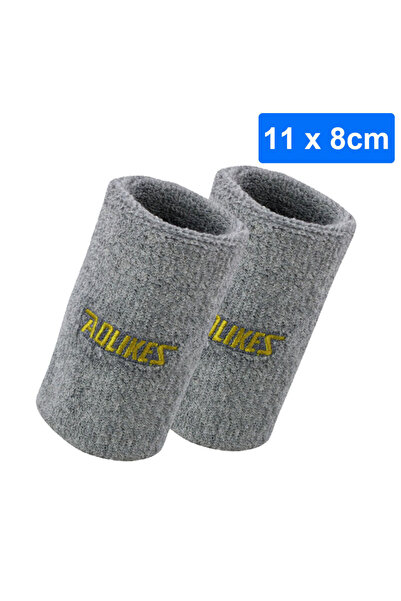 Aolikes اختيار 11 سم - رمادي، زوج واحد من أربطة المعصم الرياضية للرجال والنسا...