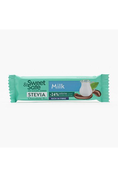 SLY NUTRITIA Milk Chocolate with Sweeteners 25g Sweet&Safe