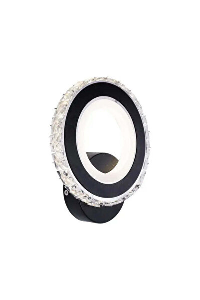 Alista Home Aplica LED NOVA Rotonda, 16 W, Negru & Inox, lumina Calda/Rece/Neutra