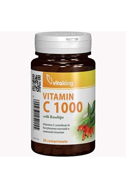 Vitaking Vitamina C 1500 cu măceșe 60 de comprimate,