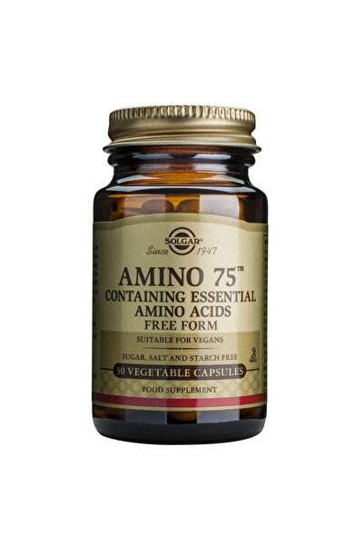 Solgar Συμπλήρωμα Διατροφής Amino 75 Solgar, 30 Κάψουλες