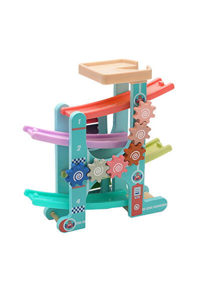 SDX Market Jucărie educativă 3 în 1, tip circuit Montessori, xilofon, planoar...