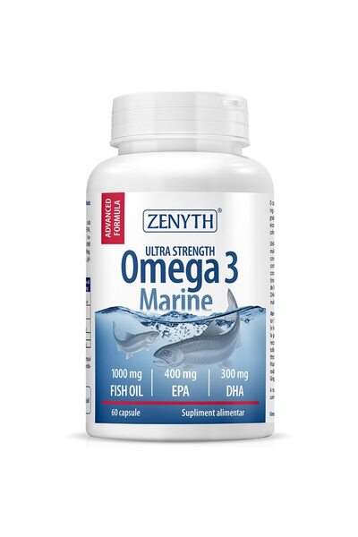 Zenyth Pharmaceuticals Omega 3 marin, Zenyth, 60 capsule
