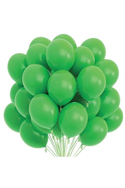 SDX Market Set de 50 de baloane din latex, Verde închis, 25 cm