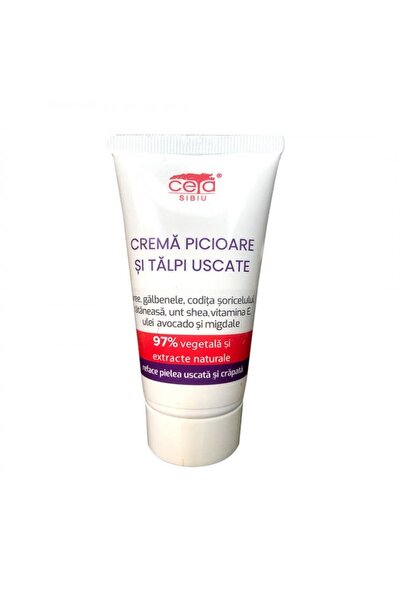 Ceta Cremă pentru picioare uscate, CETA, 97% pe bază de plante, 50 ml