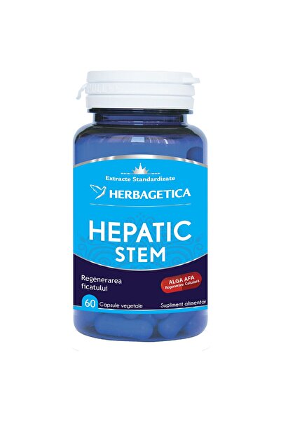 herbagetica Supliment alimentar pentru tulpini hepatice Herbagetica, 60 capsule