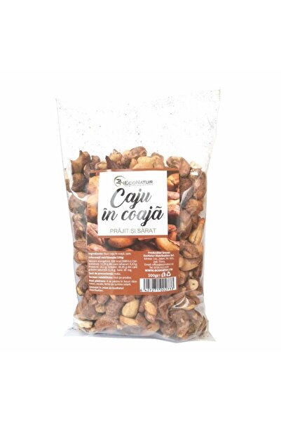 eco natura pet Nuci caju prăjite și sărate în coajă 500g Econatur