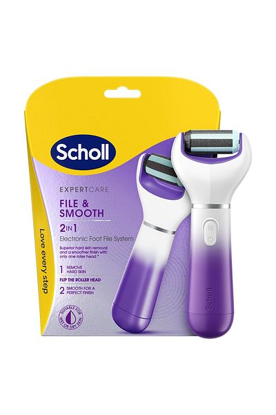 Scholl Pilă electrică 2 în 1, violet