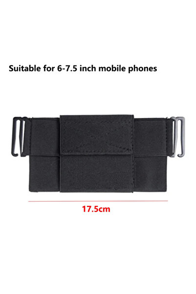 Choice حقيبة خصر صغيرة غير مرئية للجري في الهواء الطلق مزودة بجيب مطاطي وحزام غير مرئي للمقاس 5.5-7.5 بوصة.