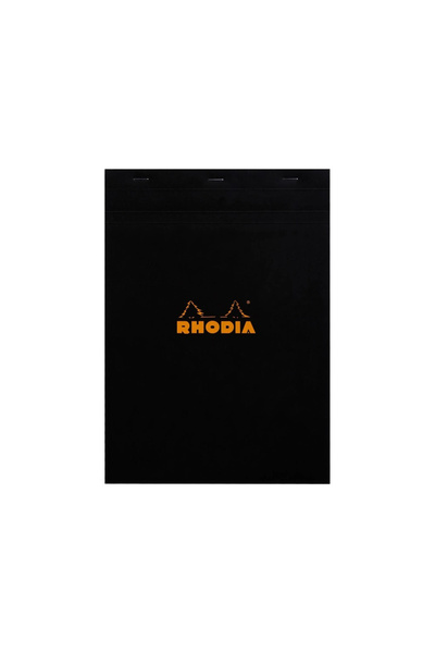 Rhodia Blocnotes A4, capsat, 80 file, N°18, black