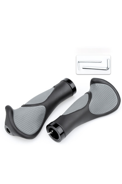 Choice مقابض مقود دراجة ZB Ergonomic المقاومة للصدمات ومقابض مضادة للانزلاق و...