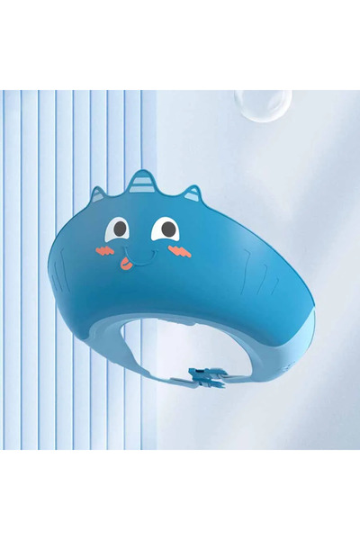 Choice Blue Children Shower Shampoos Hat Soft Adjustable Waterproof Wash Hair Hat for Kids Ear and Eye Safe