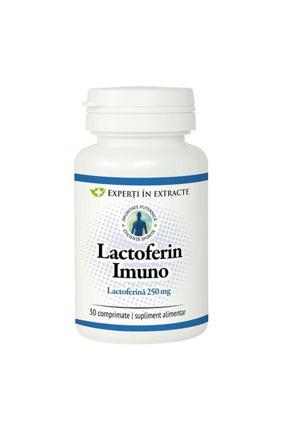 Dacia Plant Extract de lactoferină pentru imunitate Experts, 30 de comprimate...