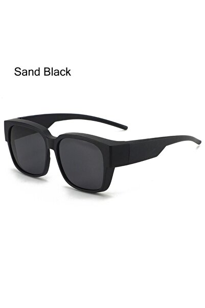 Choice رمال سوداء للقيادة وركوب الخيل يمكن ارتداؤها فوق النظارات الأخرى، تناس...