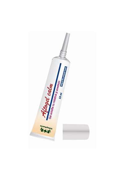 INNOFARM Aftogel Calm, Infopharm, Gel pentru afte orale cu nistatină și anest...