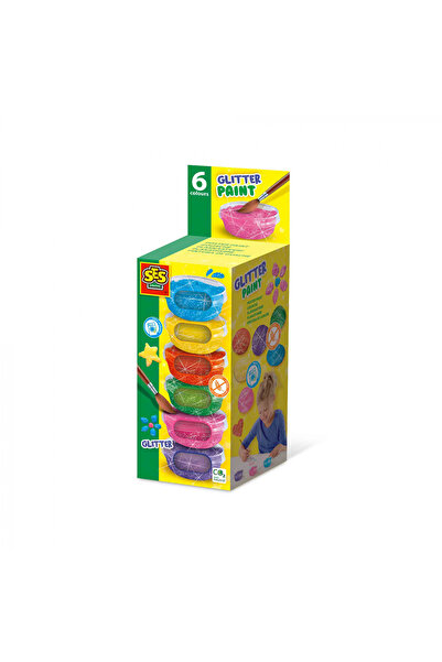 SES Creative Set acuarele pasta glitter (6 x 45ml)