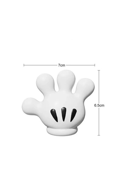 Choice 1PCS Disney Mickey Palm Simple Towel Rack Children Wall Hanging Toothbrush Holder Paste Hooks Bathro