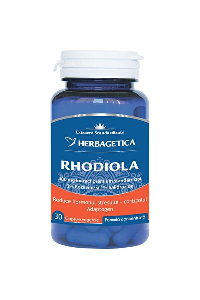 herbagetica Supliment alimentar Rhodiola Zen Forte de la Herbagetica, 30 capsule