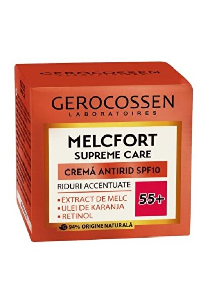 GEROCOSSEN Cremă antirid pentru riduri pronunțate 55+ SPF10 Melcfort Supreme ...