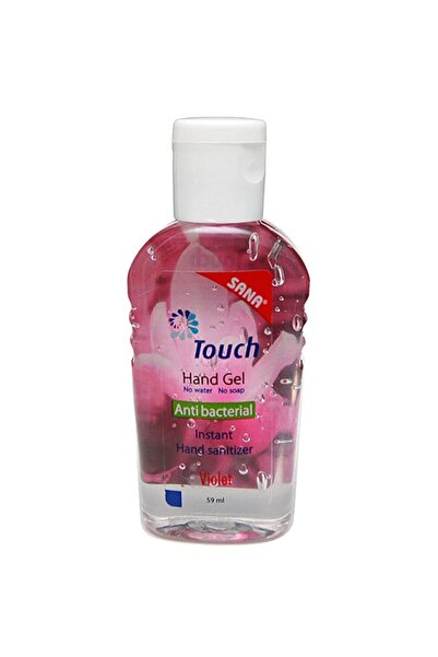 SARAH Gel dezinfectant pentru mâini Touch, violet cu efect, 59 ml