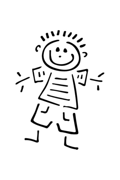Meyco Brass stencil with relief - Boy