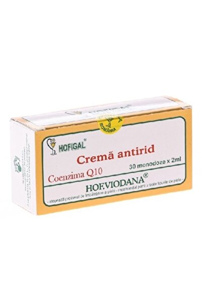 Hofigal Cremă antirid cu Q10, 30 de doze unice,
