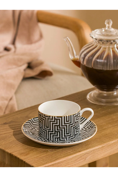 LC Waikiki Lcw Home Mixed Pattern Porcelain Coffee Cup Set 216 ml