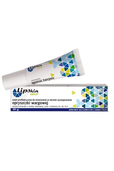 Sellaio Balsam de buze tip unguent Lipskin Help împotriva herpesului, 10 ml, Pharmacy Laboratories, fără parfum