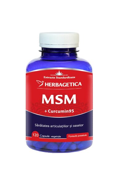 herbagetica Supliment alimentar MSM, 120 capsule