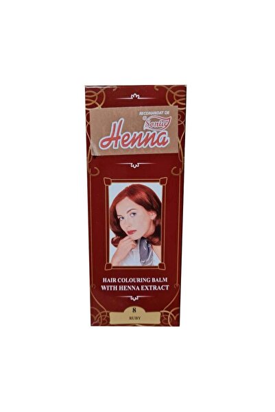 Henna Sonia Balsam de păr pentru colorare nr. 8 Roșu rubin 75ml Henna Sonia