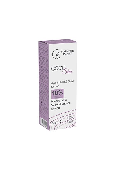Cosmetic Plant GOOD Skin – Ser anti-îmbătrânire și strălucire cu niacinamidă, retinol pe bază de plante și extract de lămâie 30 ml