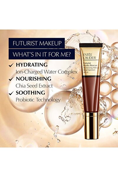 Estee Lauder , Futurist Hydra Rescue Moisturizing Foundation Spf 45, 35 ml-5W1 BRONZE