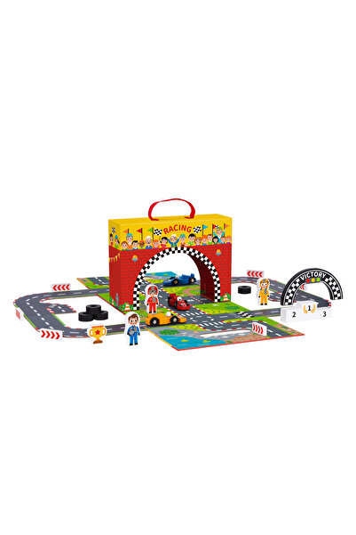 Fab N Funky صندوق ألعاب سباقات السيارات، بتصميم فورمولا 1، صغير الحجم وقابل ل...