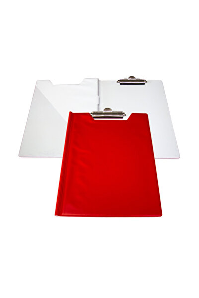 Panta Plast Clipboard dublu bicolor, Rosu/Alb