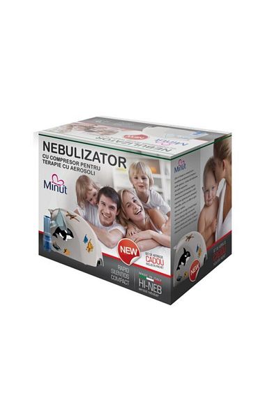 InnovaGoods Minut Hi Neb Nebulizer with Piston and Compressor