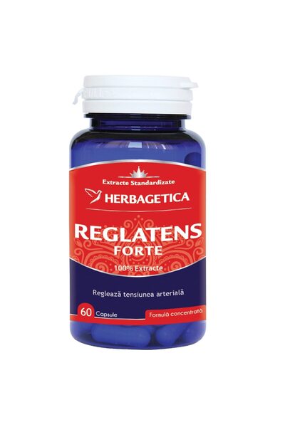 herbagetica Reglatens Forte Supliment alimentar, 60 capsule