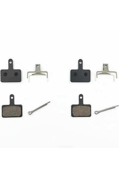 Choice WHITE 2Pairs Bicycle Mountain Bike Disc Brake Pads Resin For Shimano B...